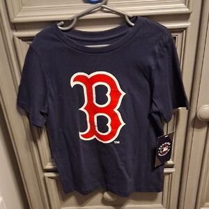 MLB Kids Dark Blue Tee with Red Logo